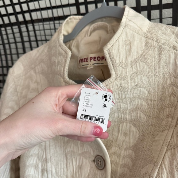 Free people Tsarina Jacket ivory - Picture 6 of 10